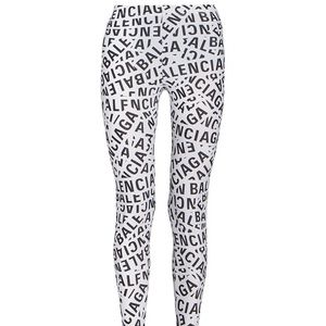 COPY - BALENCIAGA logo print tights.